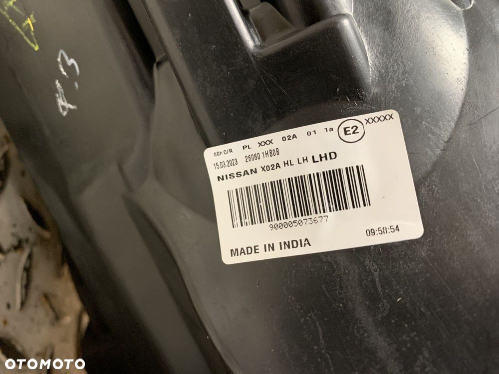 NOWA ORYGINALNA LAMPA LEWA PRZEDNIA NISSAN MICRA K13 LIFT 10-13 26060-1HB0B 260601HB0B - 8