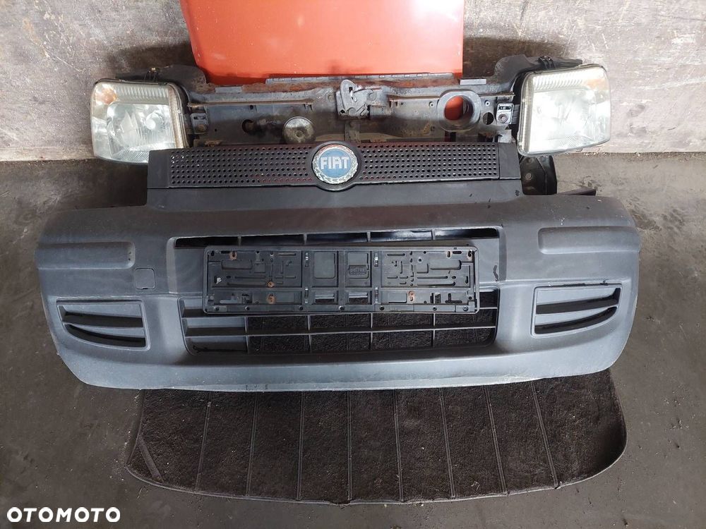 KOMPLETNY PRZÓD MASKA ZDERZAK BŁOTNIKI LAMPY PAS PRZEDNI FIAT PANDA II 199 - 7