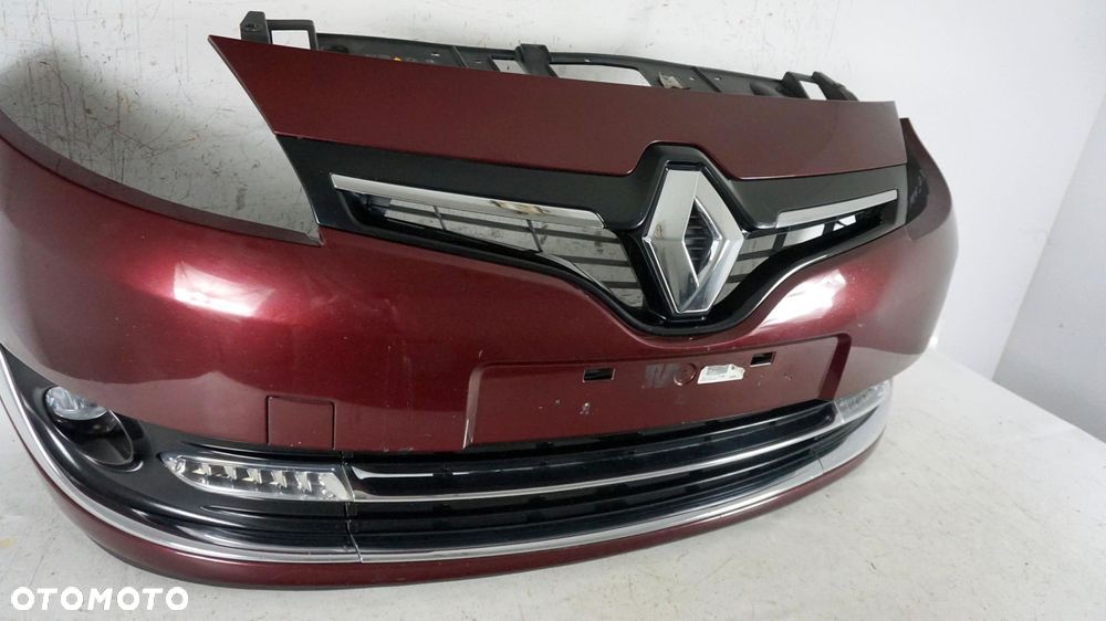 ZDERZAK PRZÓD PRZEDNI RENAULT GRAND SCENIC 3 III LIFT TENNM 13-16 LED DRL - 2