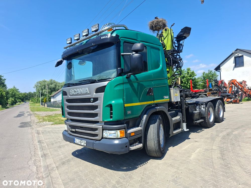 Scania G480 6x4 manual*zwolnica*Hds Loglift 215Z - 1