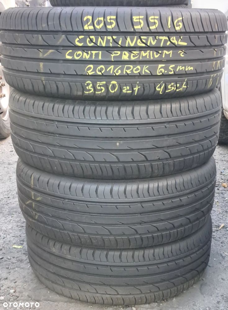 205/55/16 continental contactpremiumcontact 2 2016 rok 6mm