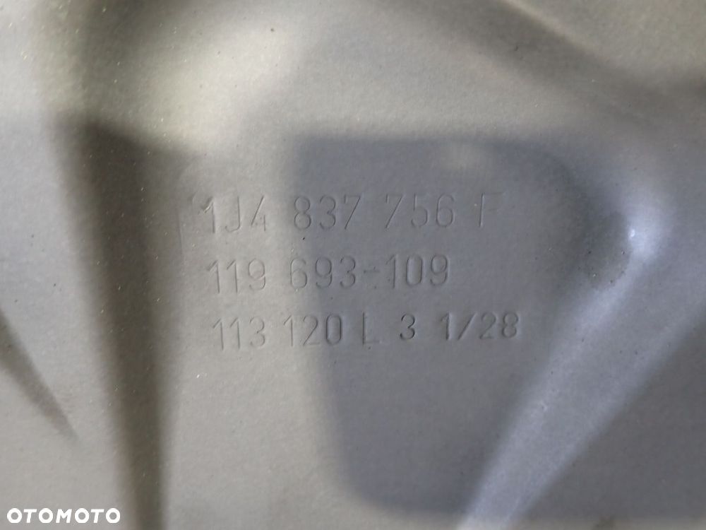 PODNOŚNIK SZYB PRAWY PRZÓD VOLKSWAGEN BORA 1J4837756F   1J1959802D - 3