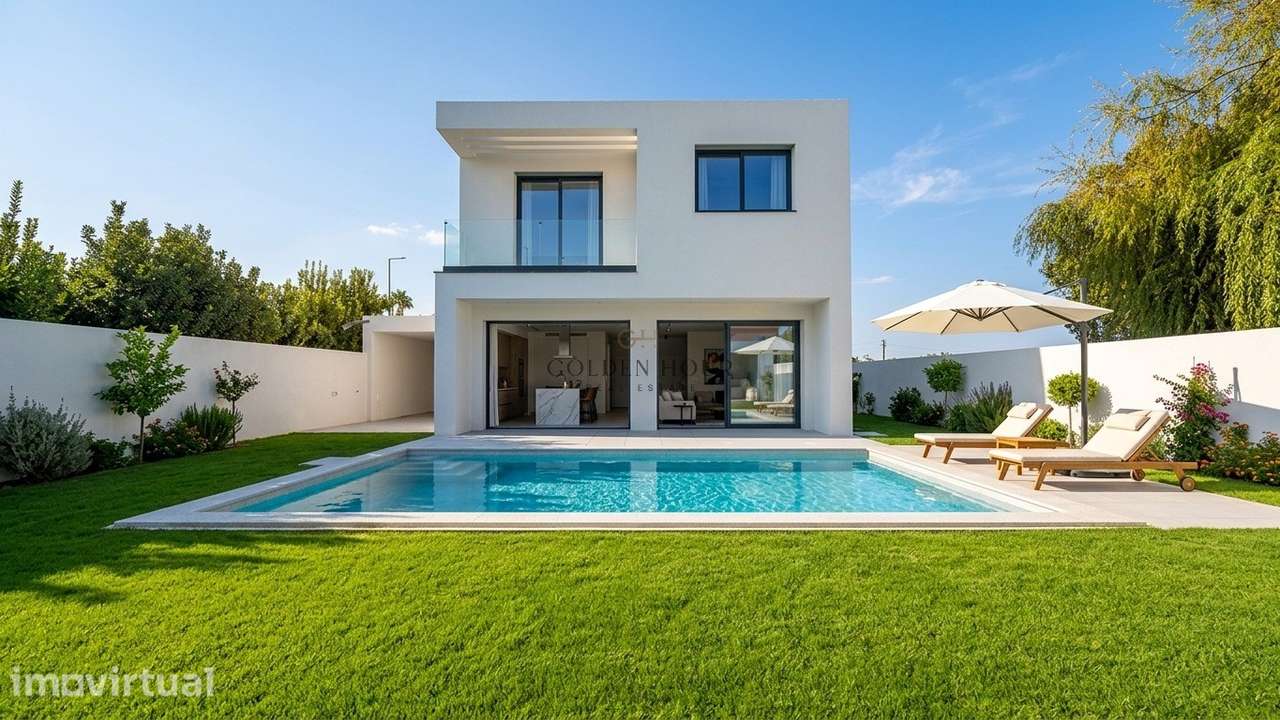 Moradia independente T3+1 com piscina e cozinha gourmet - Grande imagem: 2/24