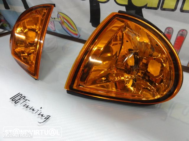 Piscas frontais + lâmpadas de pisca diaden vision para Honda CRX Del Sol 1992-1997 fundo Laranja EURO LOOK - 11
