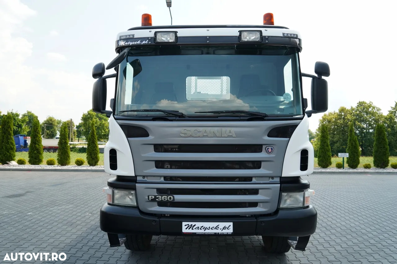 Scania P360 / 6X4 / LIVRARE 4.85 + HIAB 211 E-6 HIDUO / CAPACITATE DE RIDICARE 7100 KG / ATINGERE MAXIMĂ 16.5 M / RADIOCOMANDĂ - 13