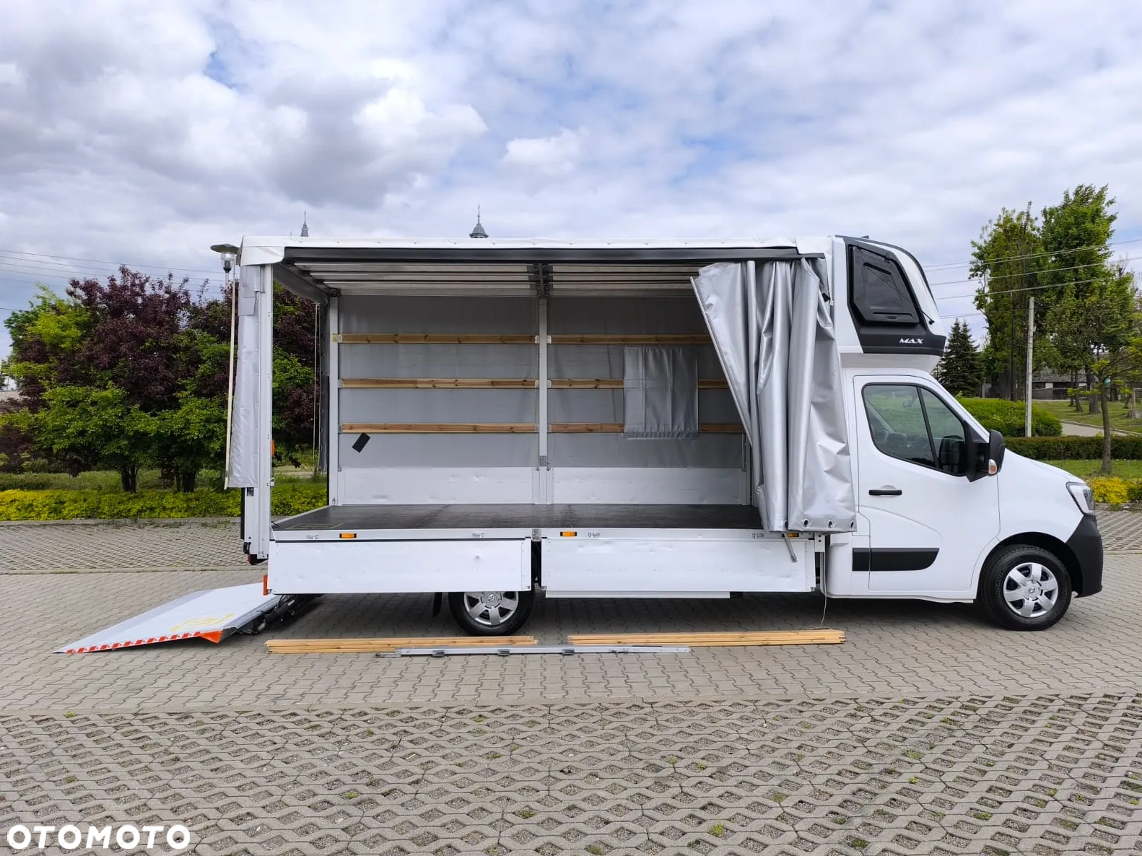 Renault Master Sypialnia WINDA 750kg, 9 Palet, Firana + Reg. Wysokość! - 17