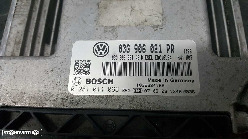 CENTRALINA DO MOTOR UCE VOLKSWAGEN GOLF V BERLINA (1K1) IGOLF - 3