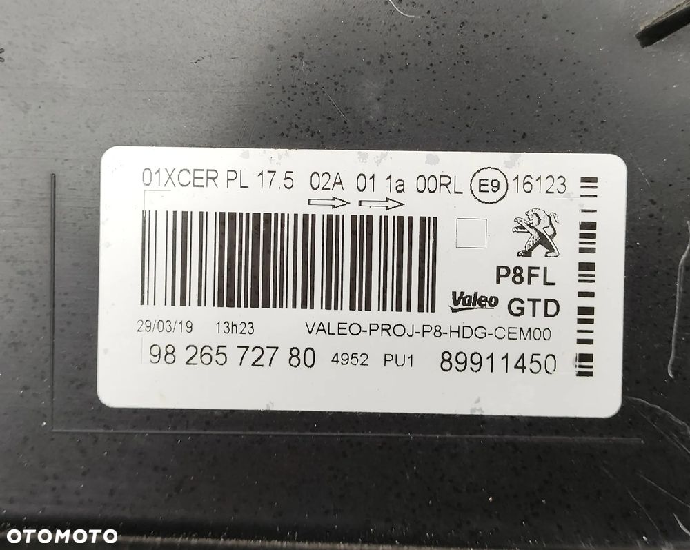 PEUGEOT 3008 II 5008 II FULL LED LAMPA LEWA PRZÓD - 12