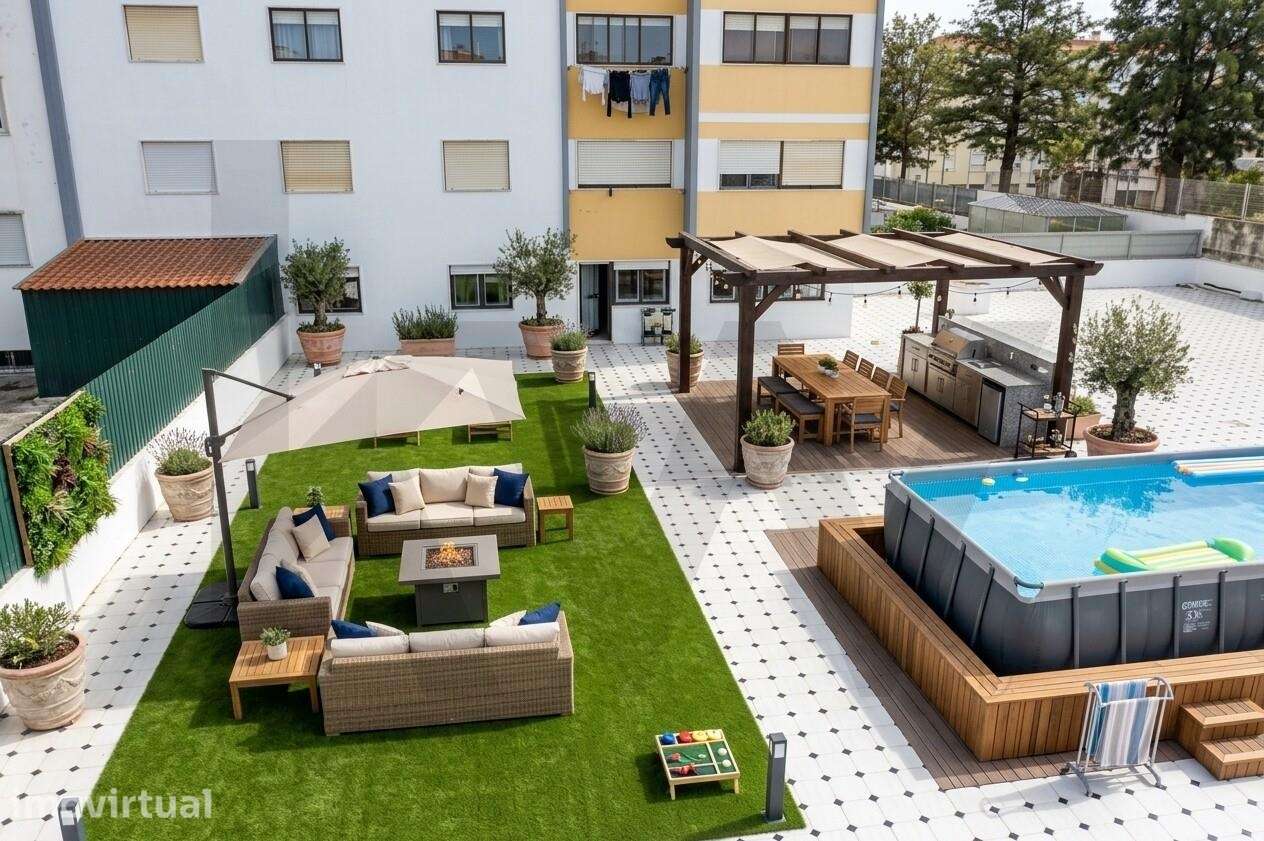 T2 Remodelado com Terraço Único de 555 m2 em Massamá - Grande imagem: 2/27