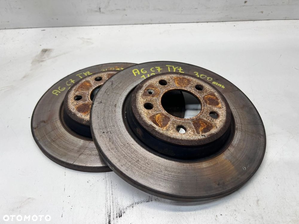 TARCZA TARCZE HAMULCOWE TYŁ AUDI A6 C7 300MM X 11,5MM - 1