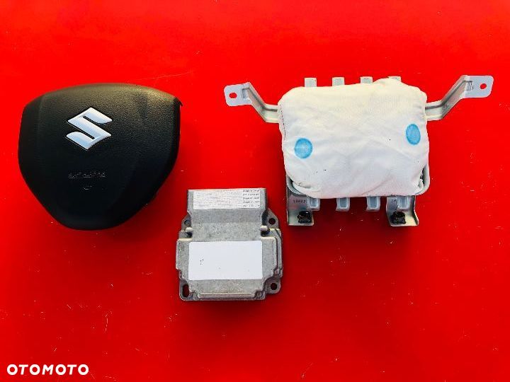SUZUKI VITARA III DESKA KONSOLA KOKPIT PULPIT AIRBAG PODUSZKI 2x PASY PAS - 6