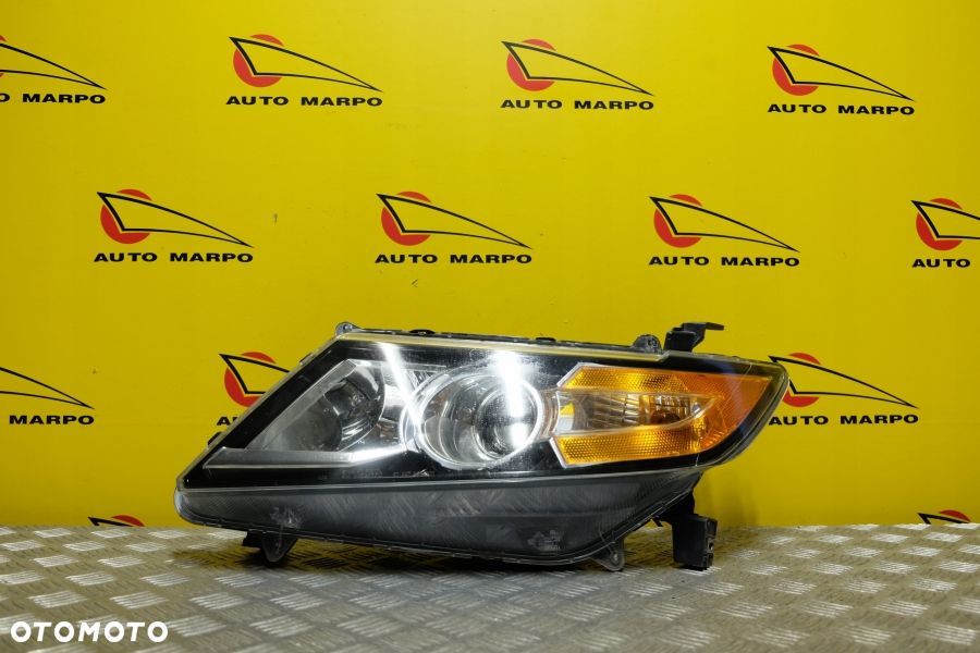 HONDA ODYSSEY 2011- REFLEKTOR LAMPA ZWYKŁA SOCZEWKOWA LEWA CZARNA USA - 2