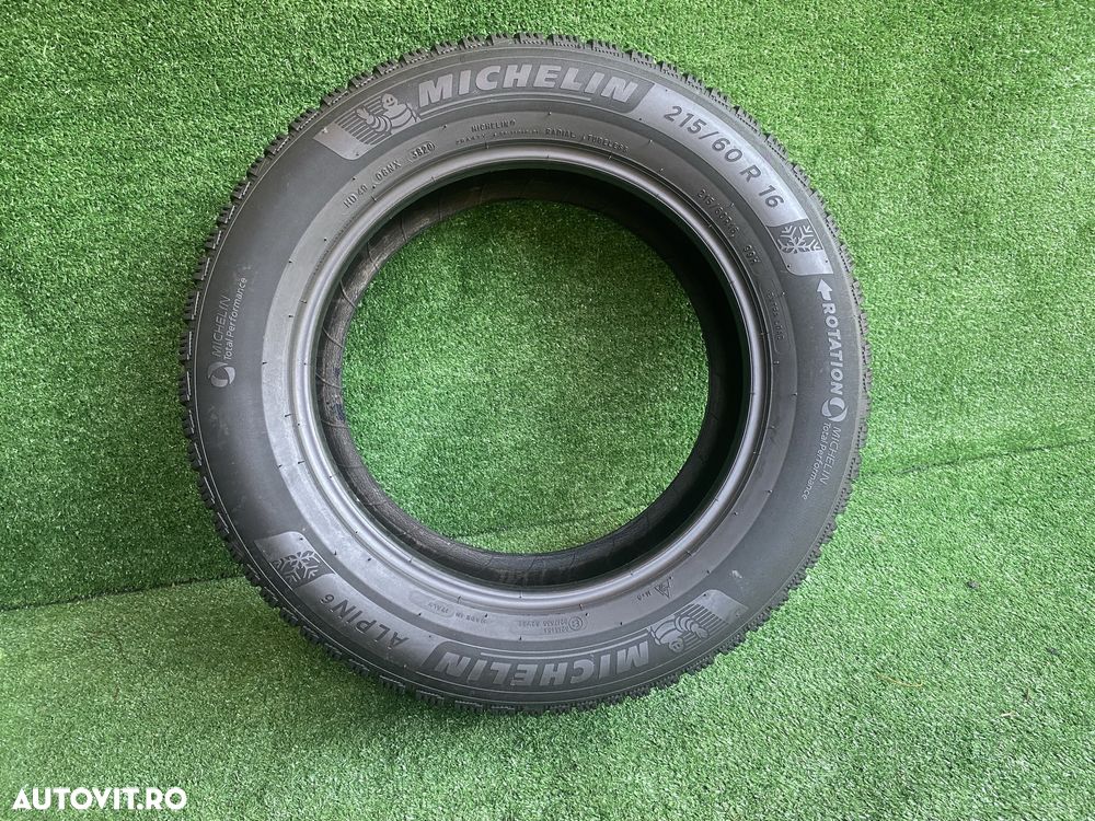 Set 4 anvelope Iarnă  215 60 R 16 99 H Michelin Alpin 6 Dot 3820 - 2