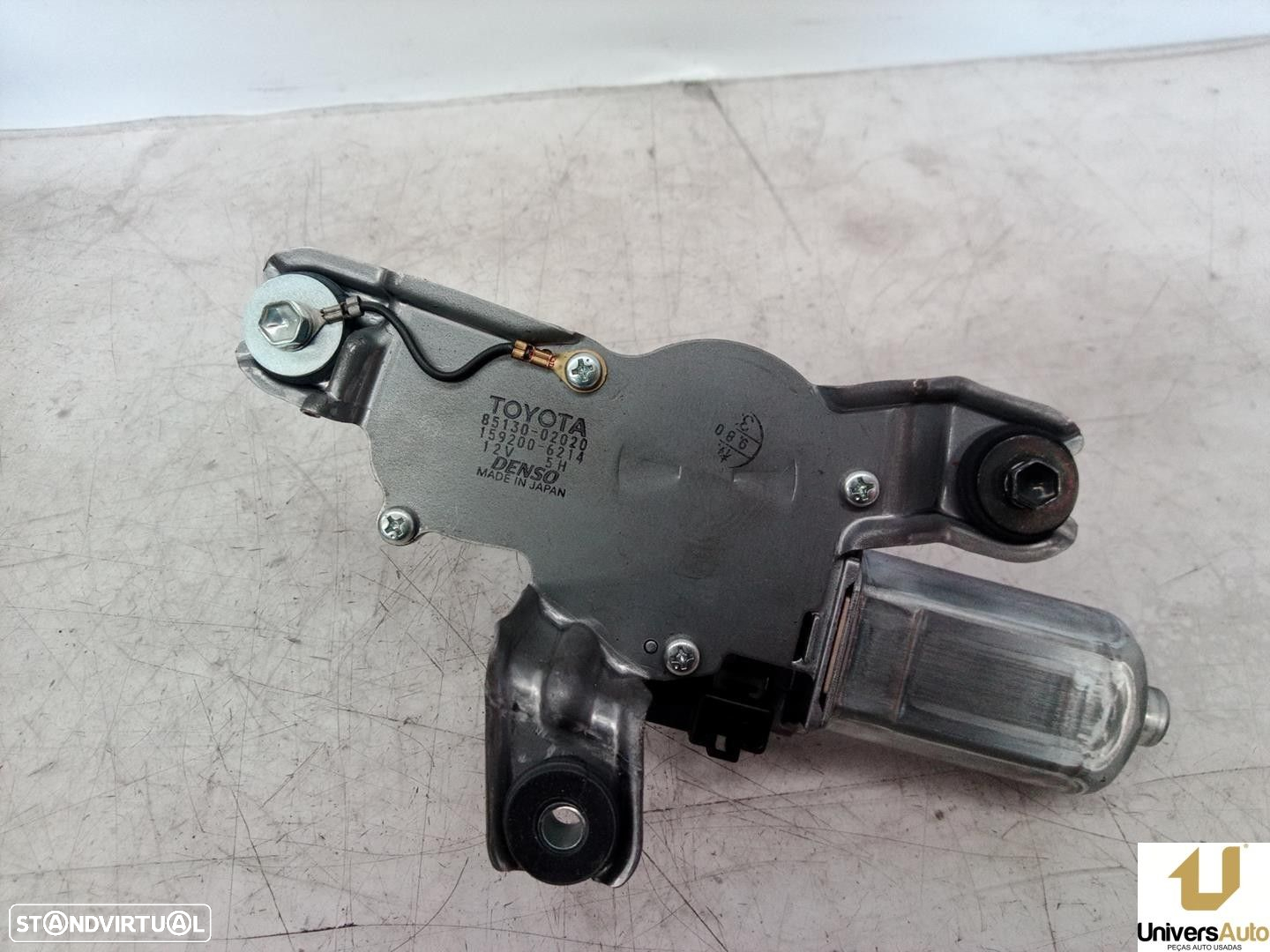 MOTOR LIMPA-VIDROS TRASEIRO TOYOTA COROLLA 2006 -8513002020 - 4