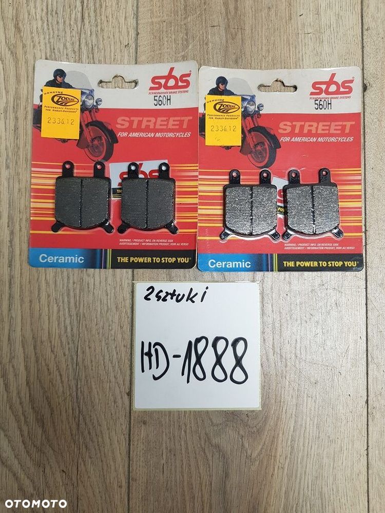 Klocki hamulcowe SBS 560H Harley Davidson - 1