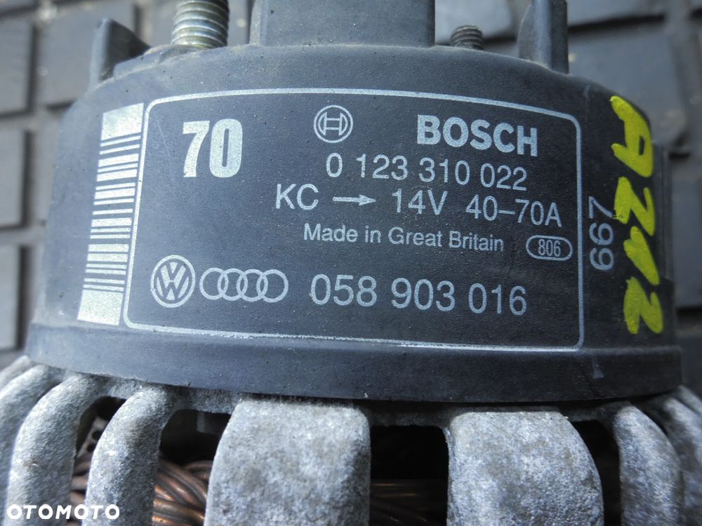 Alternator 0123310022 BOSCH VW Passat B5 1.6 B 058903016 POSIADAM DWIE SZTUKI - 3