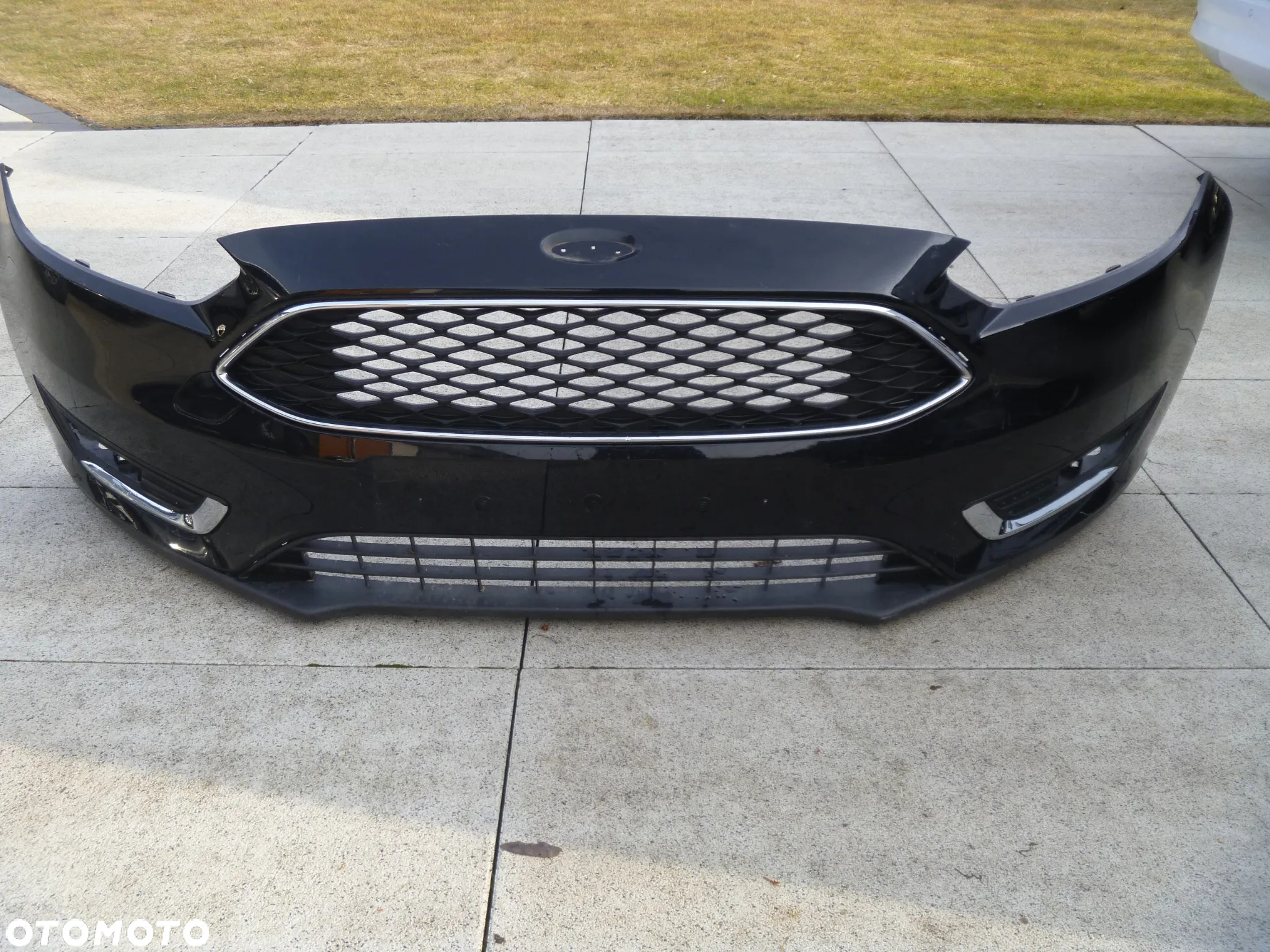 FORD FOCUS MK3 LIFT ZDERZAK PRZEDNI ATRAPA KRATKI ORYGINAŁ - 10