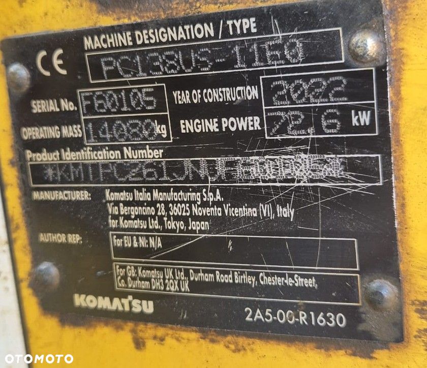 Komatsu PC 138 US - 11 KOPARKA GĄSIENICOWA ( CATERPILLAR, VOLVO, JCB, HITACHI, LIEBHER, DOOSAN, HYUNDAI ) - 5