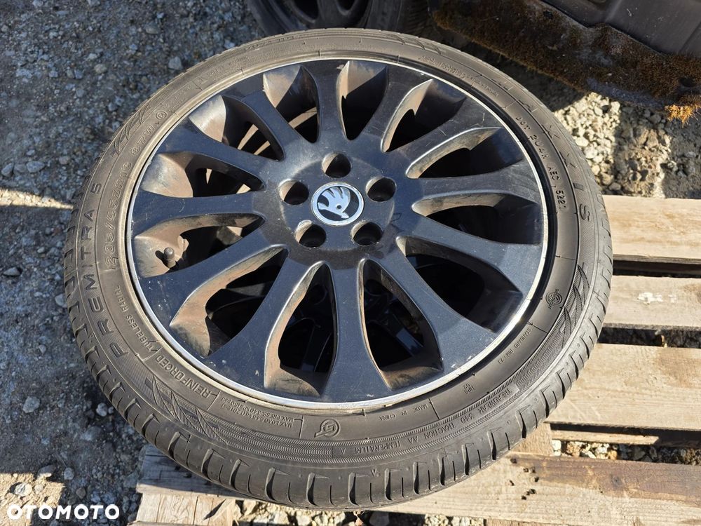 KOŁA FELGI ALUFELGI 5X100 205 45 R16 ET43 SKODA VW SEAT AUDI VAG - 3