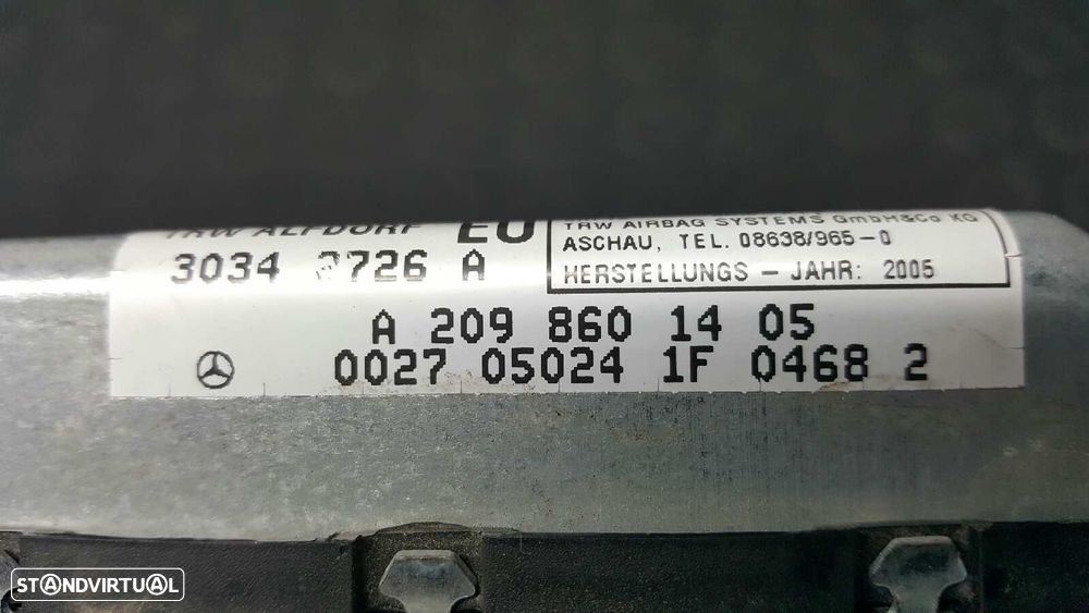 AIRBAG PORTA DIANTEIRA DIREITA MERCEDES CLASE CLK (W209) COUPE 270 CDI (209.316) - 5