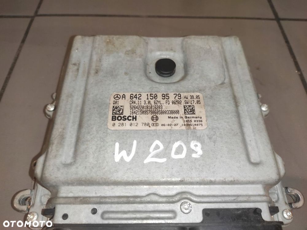 MERCEDES W209 3.0CDI ZESTAW STARTOWY KOMPUTER SILNIKA ECU STACYJKA KLUCZYK - 13