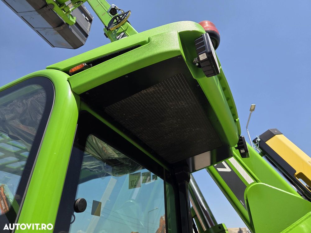 Merlo TF35.7-140, ridica 3,5t la 7m, motor Deutz 140CP, cupa si furci, transmisie 4x4, aer conditionat, Masa operatinala 6800kg, lungime 4,4m, latime 2,3m, produs in ITALIA, garantie 1 an, posibilitate leasing-PROMOTIE 81.900 EUR+Tva - 19