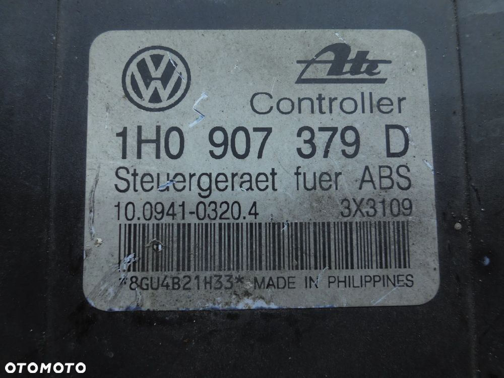 Sterownik moduł ABS VW GOLF III 1H0907379D POSIADAM 2 SZT - 4