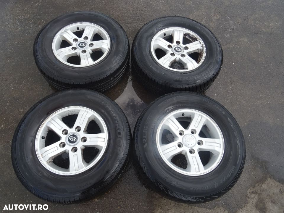 Vand Jante aliaj cu Cauciucuri M+S Kia Sorento 245/70 R16 din 2007 62910-3E580 - 2