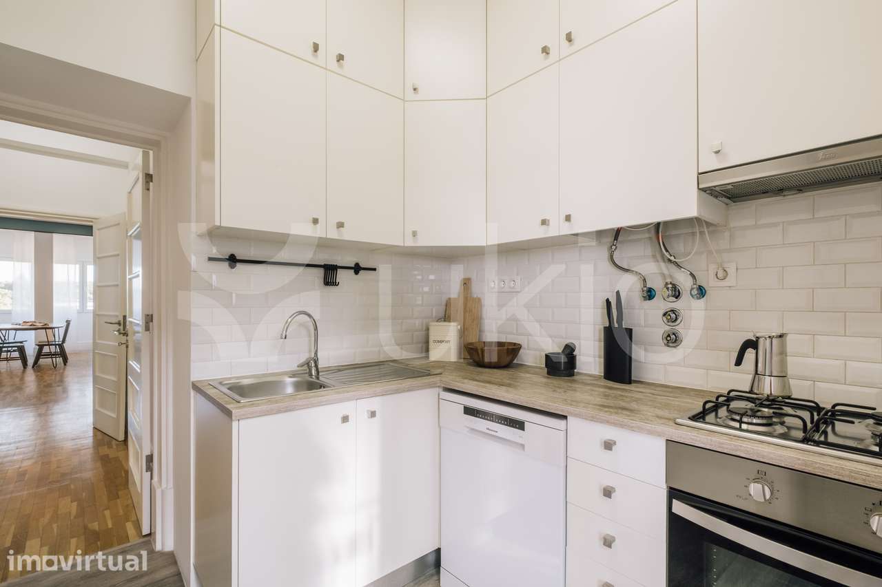 Apartamento T2 com terraço em Av. da Liberdade - Marquês de Pombal - Grande imagem: 3/23