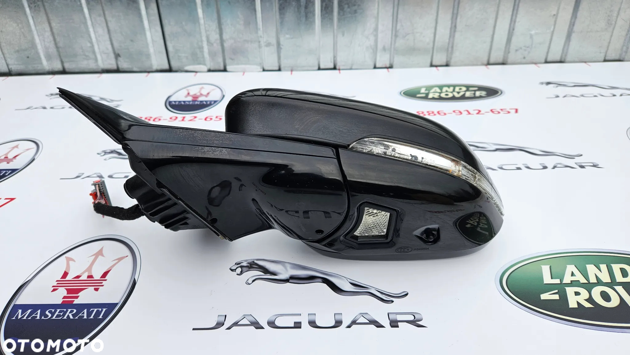 Jaguar XJ 351 2010-2015 Kompletne lusterko lewe Kierowcy USA KOLOR PEC 18 kabli - 12