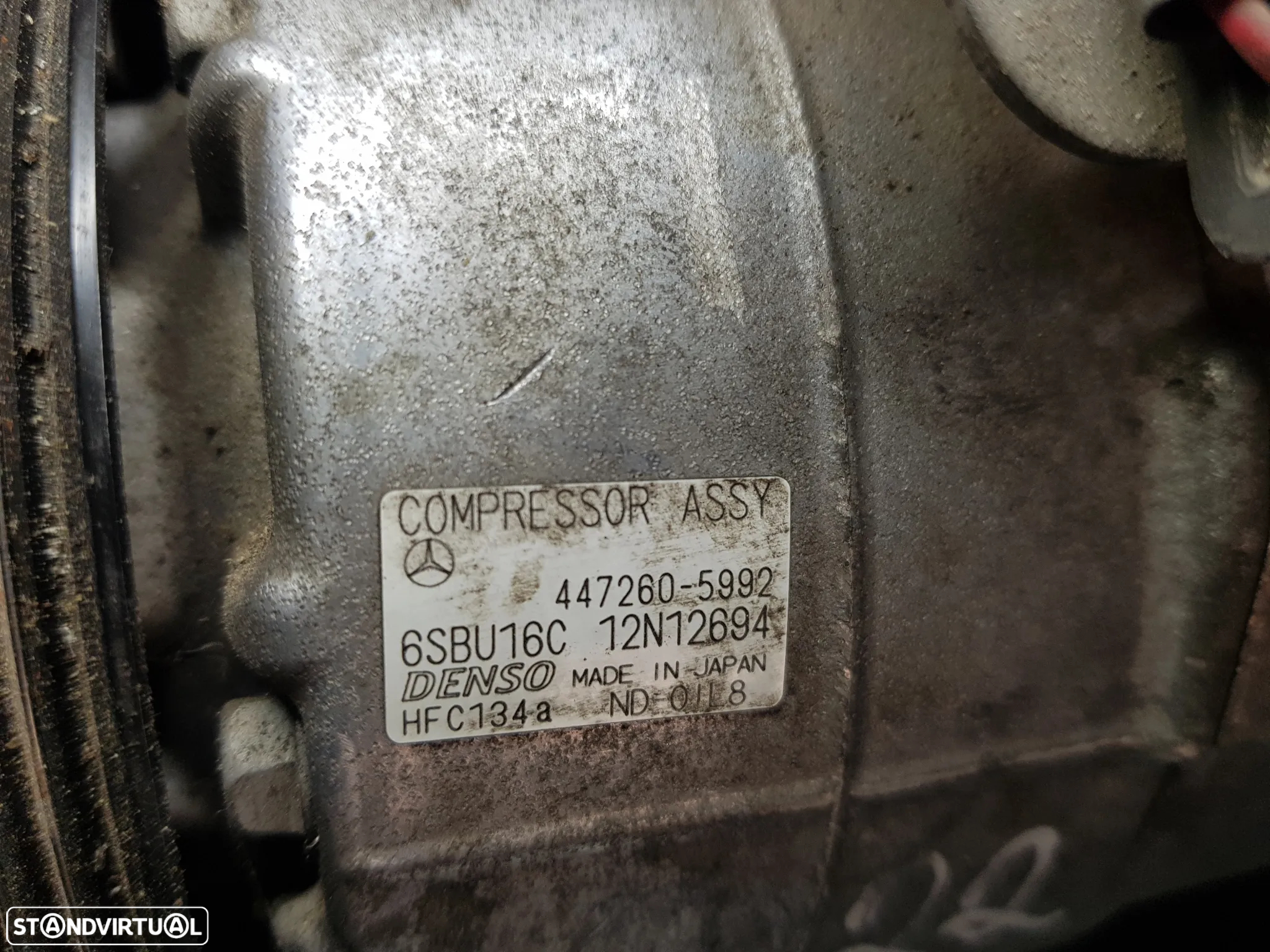 Compressor Ar condicionado AC Mercedes C220 C250 W204 W205 E220 E250 W207 W212 CLA W117 A W176 Varios modelos - 4