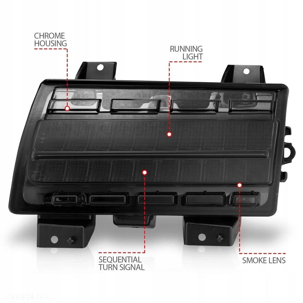 Kierunkowskaz Migacz światła Dzienne Full Led Jeep Wrangler jl IV Gladiator - 4