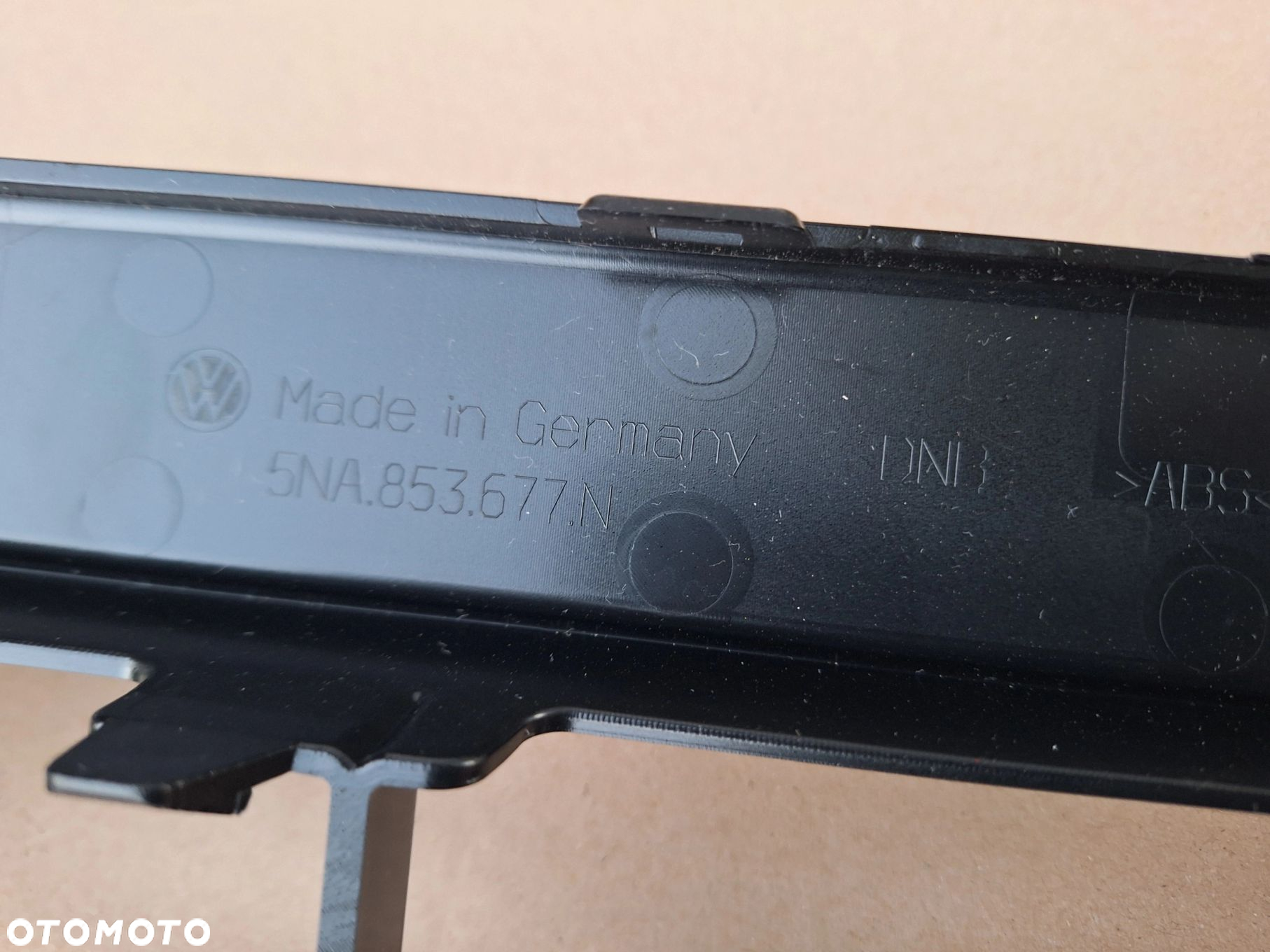 VW TIGUAN II LIFT 20- IDEAŁ! ORYGINAŁ NOWA KRATKA ŚRODKOWA W ZDERZAK PRZÓD 5NA853677N WYSYŁKA 24H - 4
