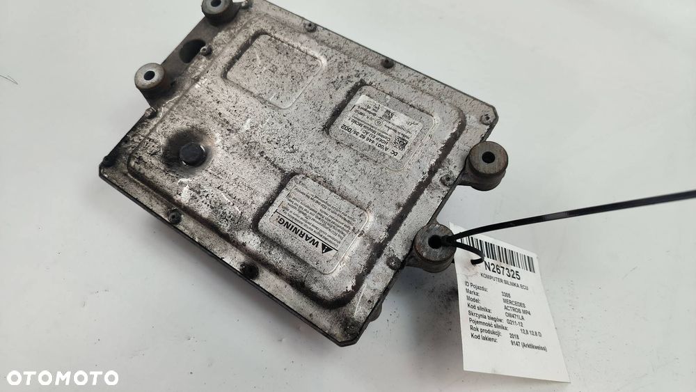 KOMPUTER SILNIKA ECU MERCEDES ACTROS MP4 A0014466235 - 1