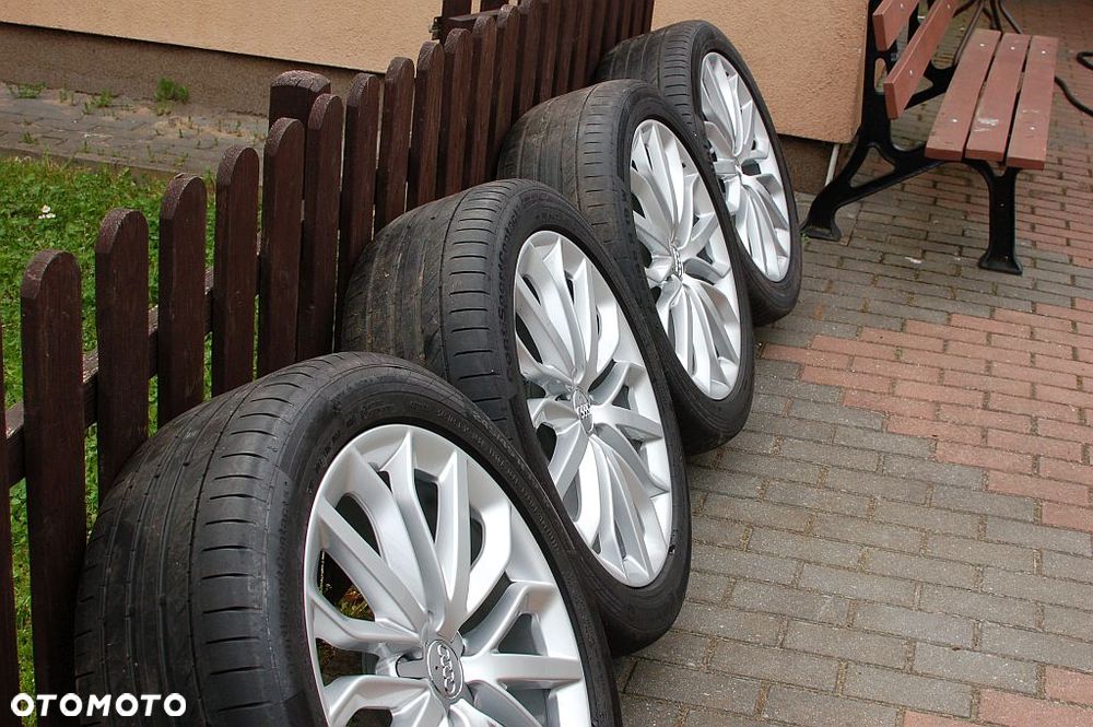 KOŁA LETNIE 19'' AUDI A4 A5 A6 5X112 ET33 ORYGINAŁ AUDI jak nowe - 6