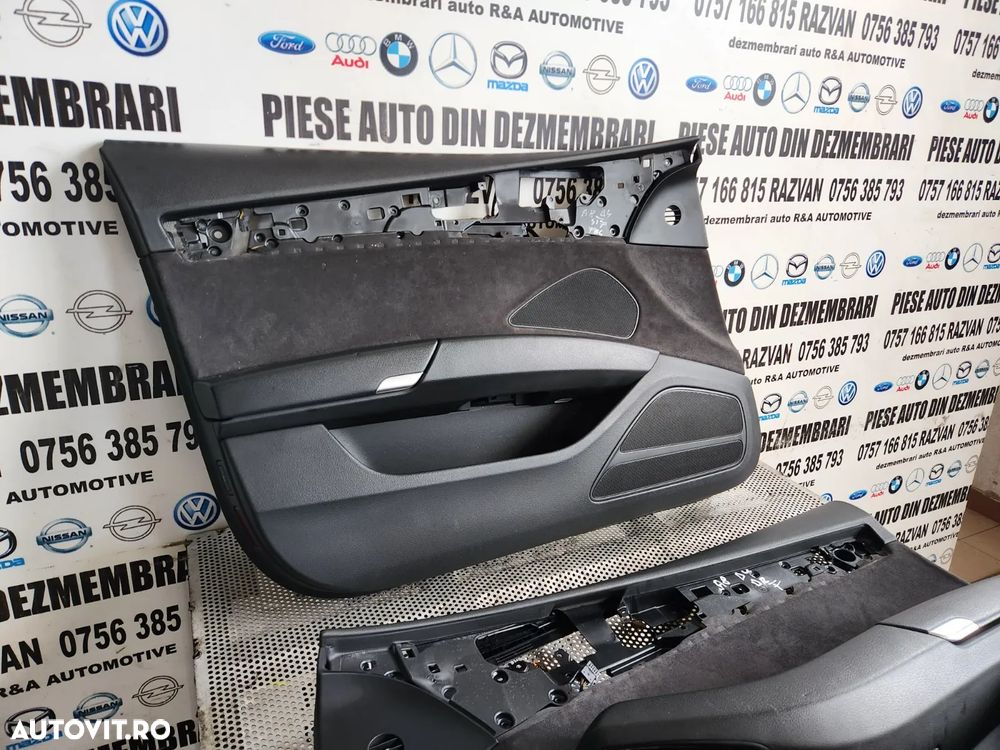 Fata Tapiterie Usa Fata Spate Audi A8 4H D4 Volan Stanga Alcantara An 2010-2011-2012-2013-2014-2015 - 10