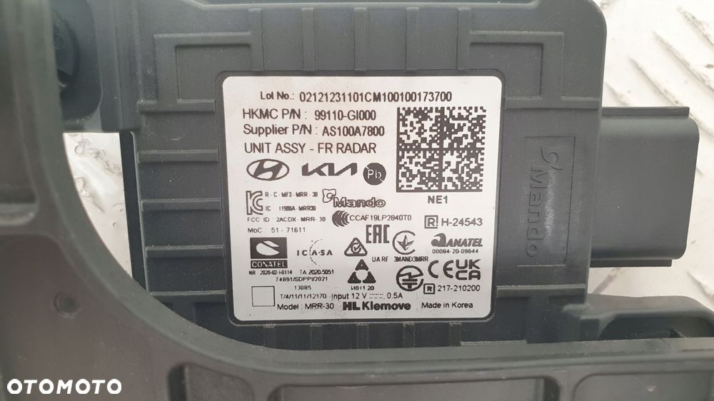 radar acc distronic hyundai kia a99110-gi000 - 4