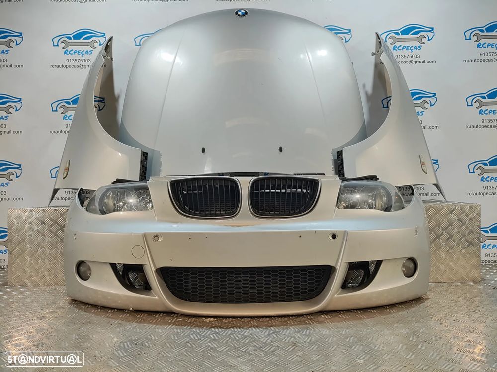 FRENTE COMPLETA BMW SERIE 1 E87 E81 PACK M CAPOT PARACHOQUES SENSORES GUARDA-LAMAS OTICAS RADIADOR VENTILADOR FRENTE FIBRA REFORÇO - 2