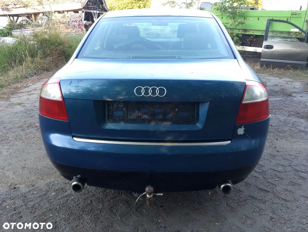 Audi A4 B6 (II) QUATTRO (00-06r.) 1.8 TB R4 20V 149KM. Silnik AVJ Skrzynia FPS lakier LZ5W .Cały na części. GWARANCJA !!! Przód Tył Zestaw Komplet Drzwi Klapa Zderzak Błotnik Maska Grill Atrapa Szyba Pas Lampa Lusterko Boczki Fotel Kanapa Kokpit Deska Rozdzielcza Przełącznik Włącznik Sterownik Przewody Wiązka Instalacja Moduł Komputer Czujnik Listwa Pompa Alternator Wtryski Głowica Rozrusznik Kompresor Sprzęgło Dwumas Silnik Skrzynia ABS Klimatyzacji Paliwa Wspomagania Kolektor Turbina Przepustnica Zawór Chłodnica Koło Hak Belka Sanki Zawieszenie Mcpherson Półoś Amortyzator Wydech Tłumik Zacisk Most - 5
