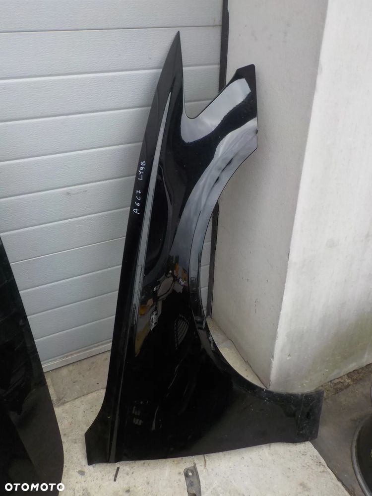 AUDI A6 C7 2.0 TDI PRZÓD MASKA ZDERZAK BŁOTNIKI PAS PRZEDNI Z CHŁODNICAMI LAMPY ANGIELSKIE KOLOR LY9B - 6