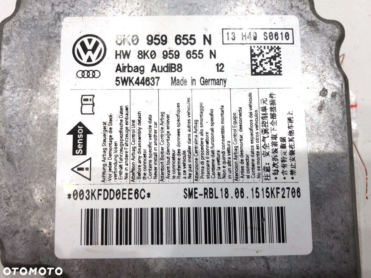 SENSOR AIRBAG - 99.00 PLN - AUDI A4 B8 Avant (8K5) 2007 - 2015 2.0 TDI 110 kW [150 KM] olej - 4