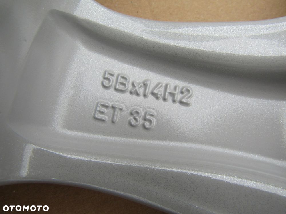 4x NOWE Felgi 14 VW UP Seat Mii Skoda Citigo Hyundai i10 i20 Atos Accent Getz Kia Picanto Peugeot 107 108 Citroen C1 I II Toyota Aygo Yaris Suzuki Ignis Swift Baleno - 16