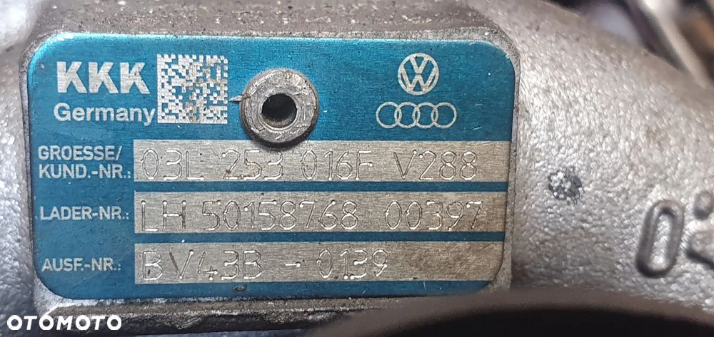 Turbina turbosprężarka VW Passat B6 2.0 TDI 03L253016F - 8