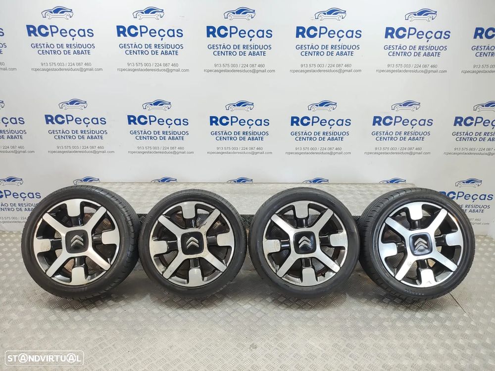 Conjunto jantes 17 originais Citroen C4 Cactus 6,5J ET19 4x108 - 8