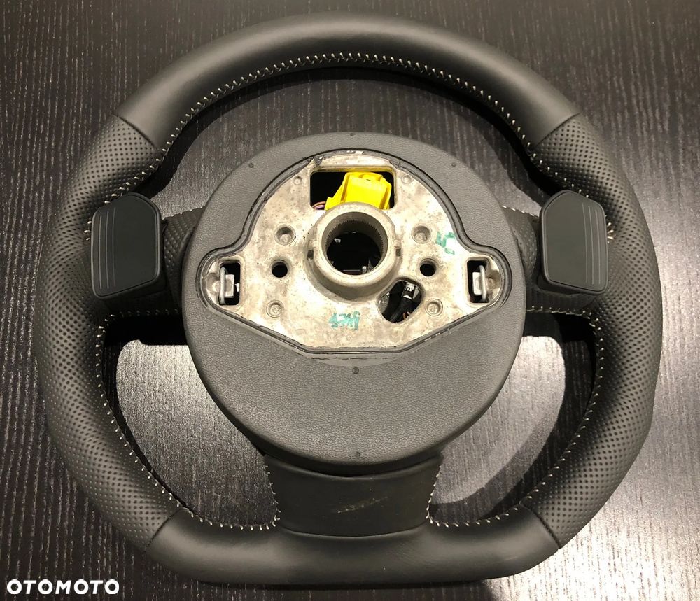 Audi A3 8V S-Line kierownica multifunkcyjna ścięta skóra airbag poduszka nowa - 3
