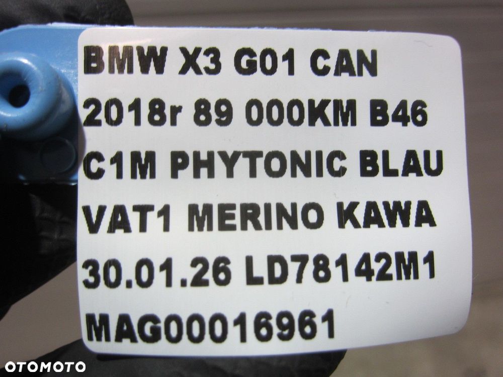 BMW X3 G01 X4 KIEROWNICA SKÓRZANA GRZANA SKÓRA ŁOPATKI 32306883777 6883777 - 16
