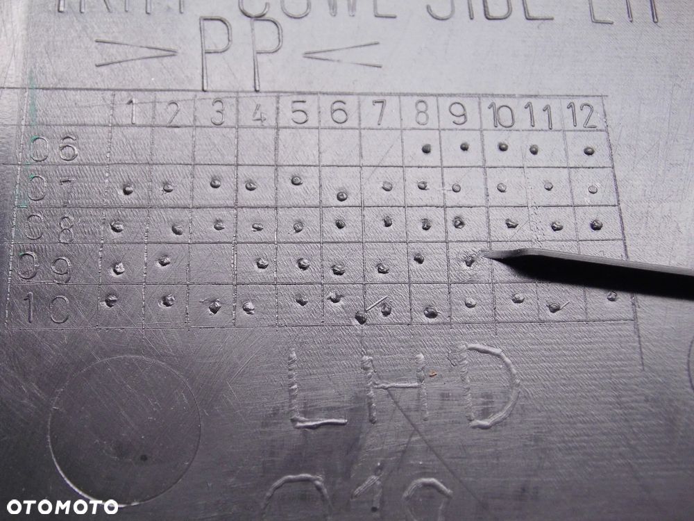 OSŁONA SŁUPKA PROGU MITSUBISHI OUTLANDER III LIFT LEWA PRZEDNIA - 5