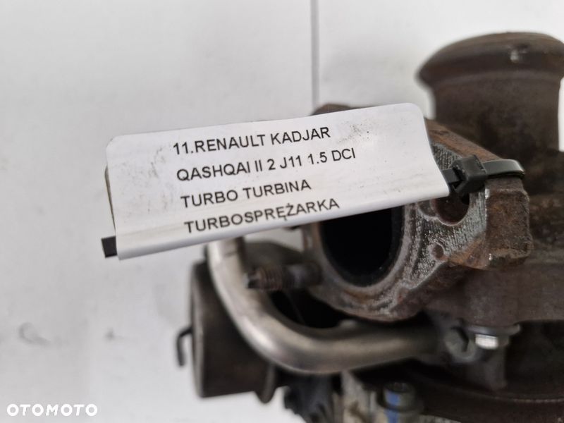 RENAULT KADJAR QASHQAI II 2 J11 1.5 DCI TURBO TURBINA TURBOSPRĘŻARKA 821369359 - 5
