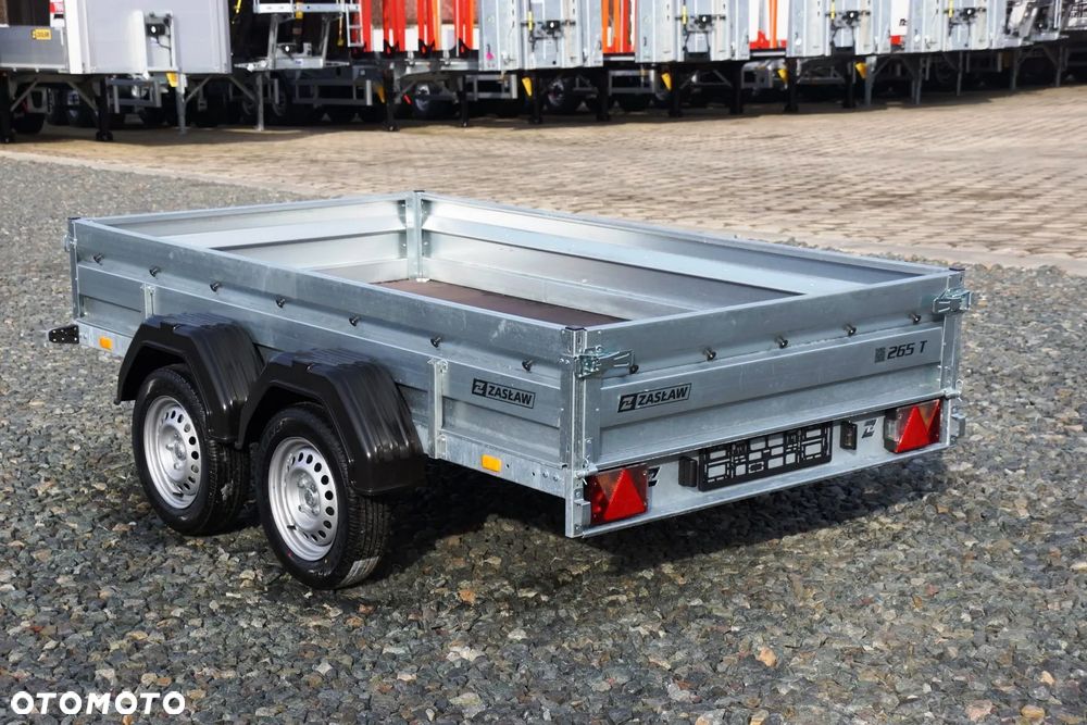 Zaslaw 2 osie, przyczepa towarowa MOCNA I SOLDNA DMC 750 KG - 1
