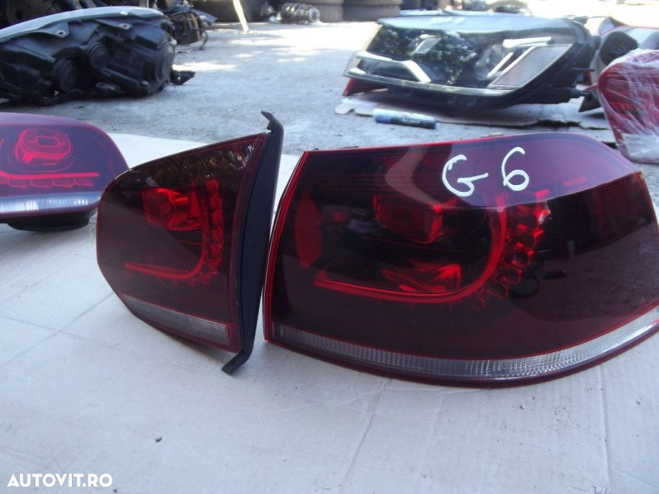 Stop VW Golf 6 cabrio stopuri spate LED stanga dreapta dezmembrez - 2